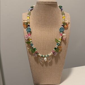Colorful Spring Fling Beaded Necklace